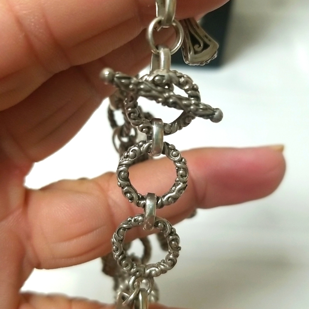 SARDA ARTISAN OF BALI COLLECTION JTV 925 SS CROSS CHARM SET NWOT J#22 - Picture 3 of 10